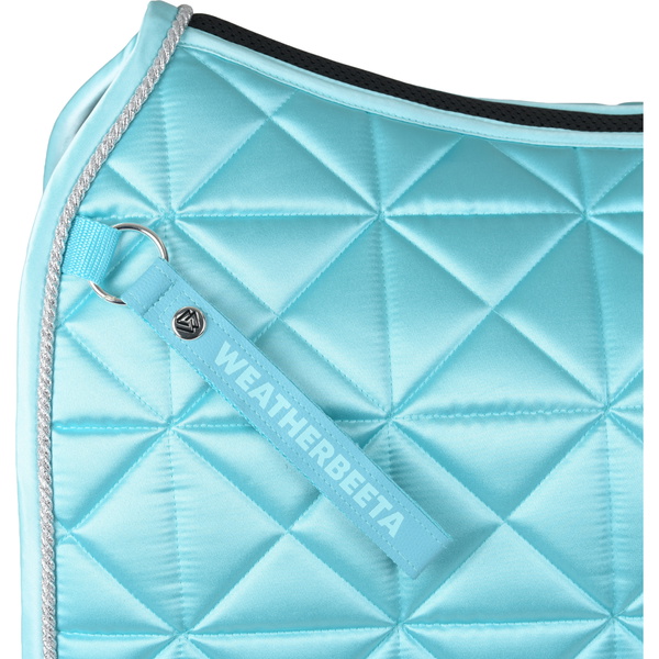 2026 WeatherBeeta Satin Luxe Air-Tec Dressage Saddle Pad 1030348001 - Aqua